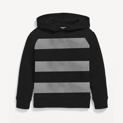 Black & Grey Stripped Hoodie