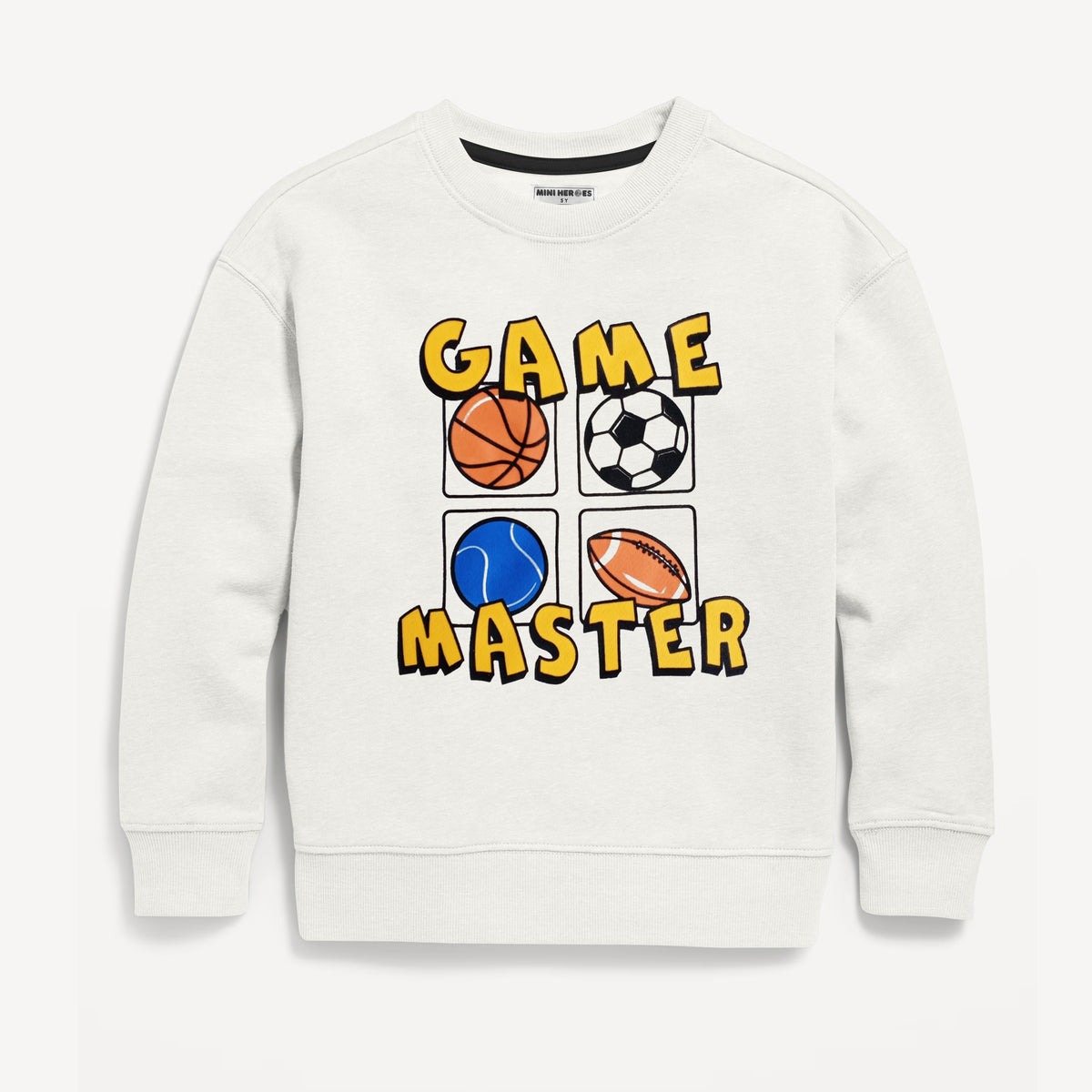 Game Master Off White Sweatshirt