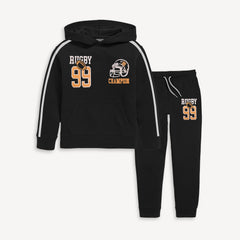 Champion Black Pullover Tracksuit