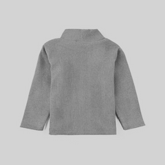 Grey Full Sleeve High Neck