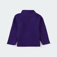 Purple Full Sleeve High Neck