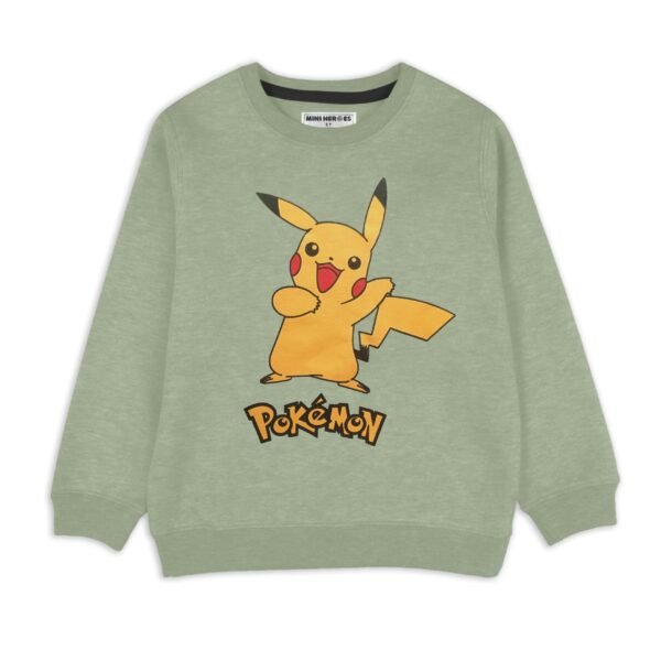 Pikachu Sage Green Sweatshirt