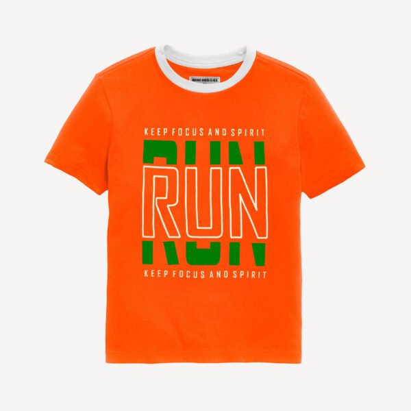 Orange RUN Tshirt