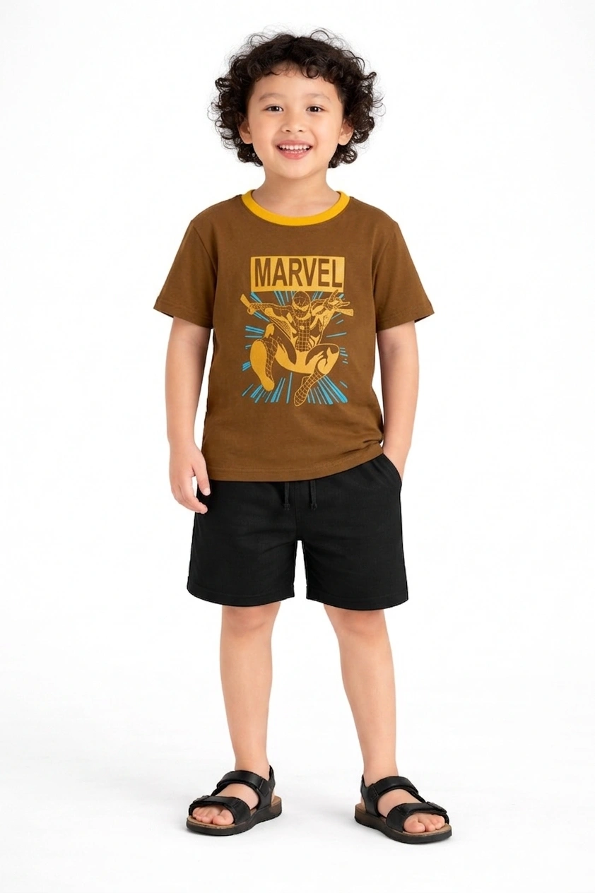 Marvel Brown Short Set